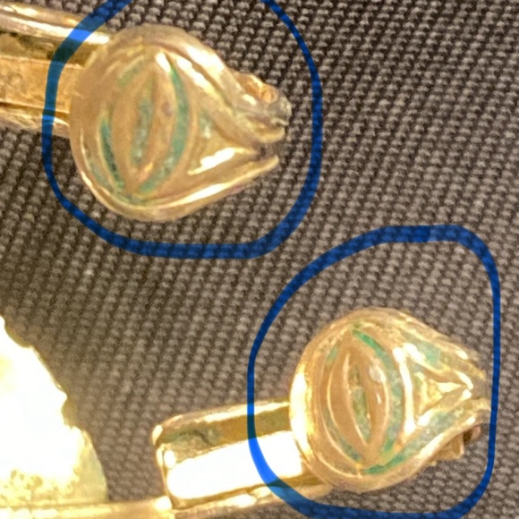 60’S SARAH COVENTRY CONFETTI LUCITE GLITTER CLIP-ON EARRINGS - Picture 10 of 12